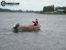 Алюминиевая лодка Wellboat-46 румпельное управление