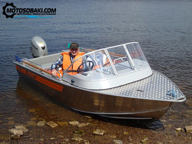 Алюминиевая лодка Wellboat-45i