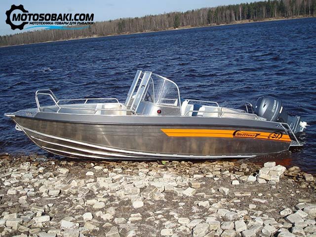 Алюминиевая лодка Wellboat-51 DC