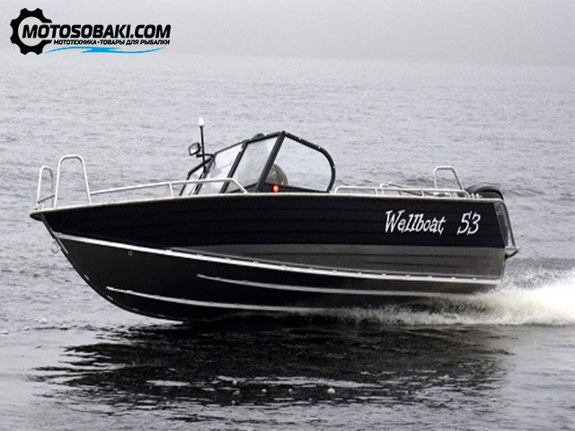 Алюминиевая лодка Wellboat-53 Fish
