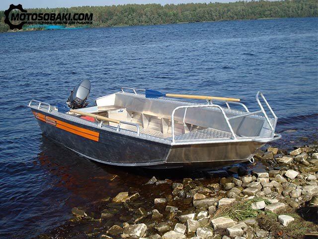Алюминиевая лодка Wellboat-47