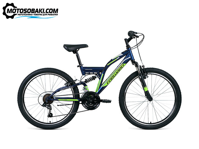 Велосипед 24" FORWARD RAPTOR (матовый, 18 ск., рост 13") 2018-2019