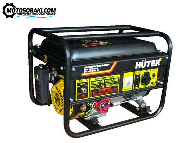 Электрогенератор Huter DY4000LX (электростартер)