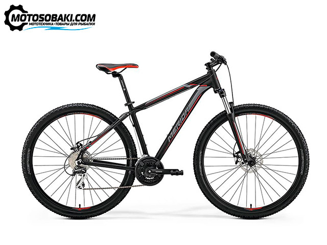 Велосипед Merida Big Nine 20-MD MattBlack/Silver/Red 2019