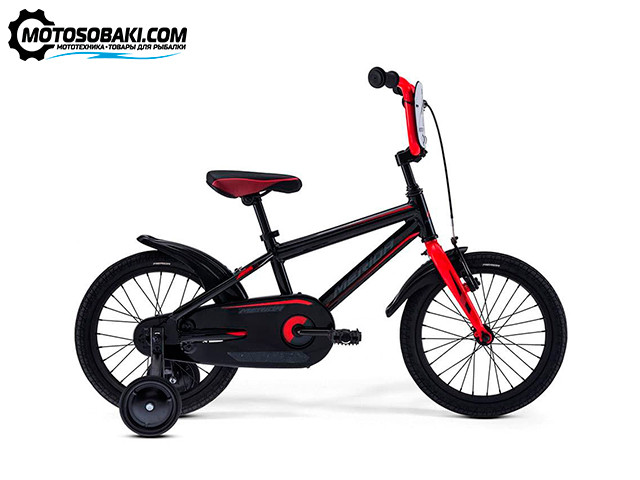 Велосипед Merida Dino J16 MattBlack/Red 2019