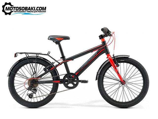 Велосипед Merida Dino J24 MattBlack/Red 2019