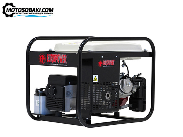 Генератор бензиновый EUROPOWER EP 6000 LNE (6 кВА)