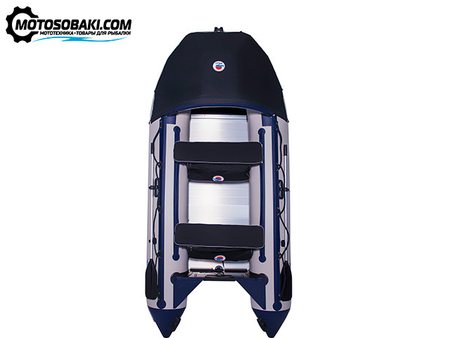 Лодка Марлин SMARINE AIR-470 (синий-серый) IB