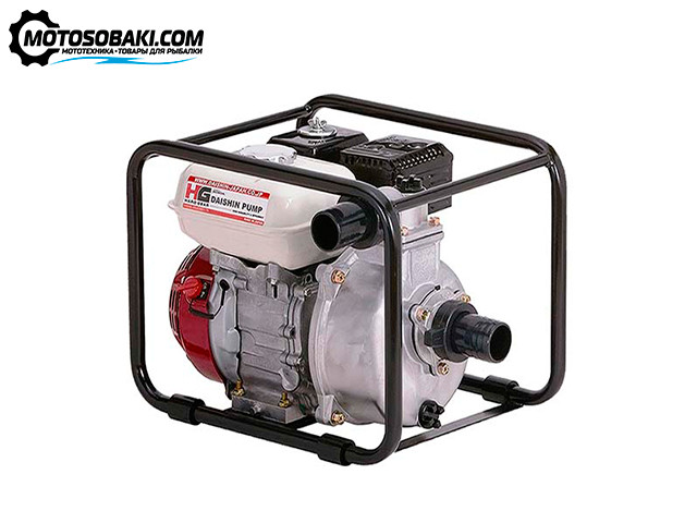 Мотопомпа Daishin бензиновая SCR-50HX (дв. Honda GX120 с дат. ур. масла, 2,9 л.с.)