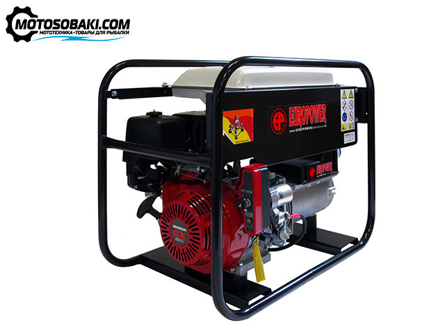 Генератор бензиновый EUROPOWER EP 7000 LЕ (7 кВА)
