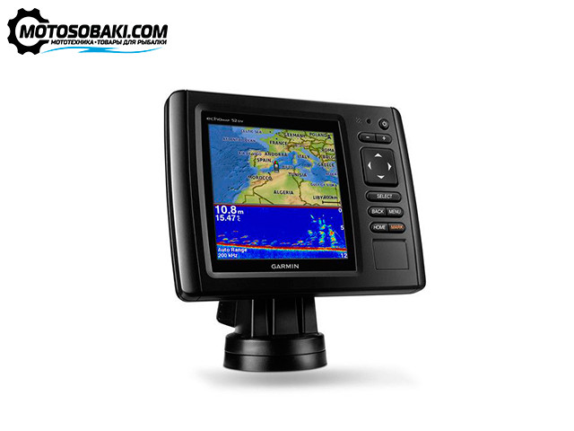 Эхолот-картплоттер Garmin EchoMap 52dv CHIRP с датчиком