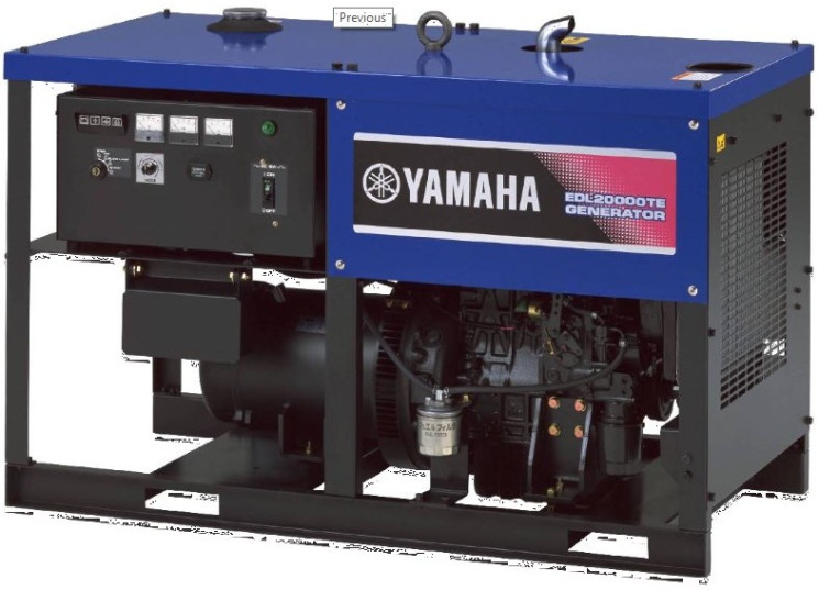 Генератор дизельный Yamaha EDL 20000 TE (17 кВА)