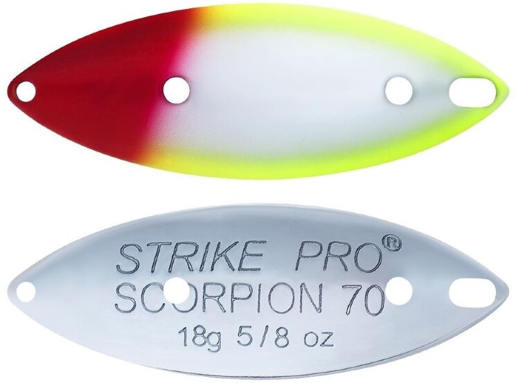 Блесна Strike Pro Scorpion Double 70M, Двойник-незацепляйка (ST-08BD#X10E-CP)