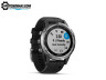 Мультиспортивные часы Garmin Fenix 5 PLUS Glass (серебристые с черным ремешком)